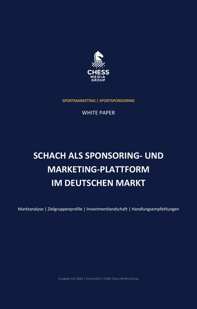 Cover des White Papers: Schach als Sponsoring- und Marketing-Plattform im deutschen Markt
